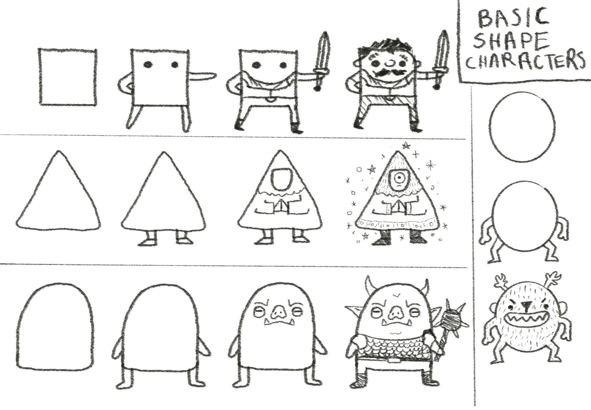 Basic Shape Characters